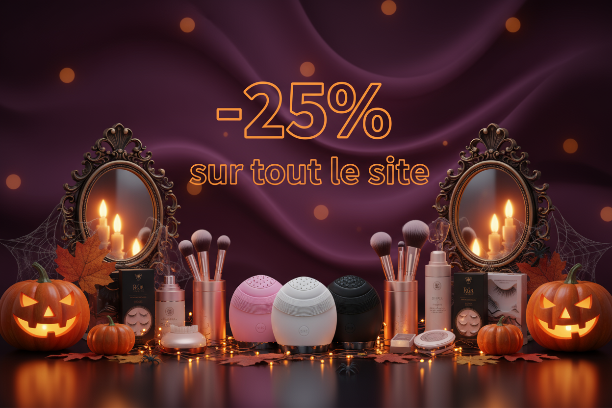 Bannière promotionnelle -25% Halloween centrée