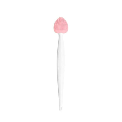 Brosse Nettoyante pour le Visage - DoubleSilkBrush™ - Cœur Rose - L'essentielle