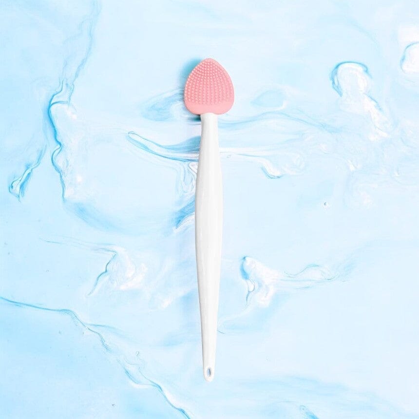Brosse Nettoyante pour le Visage - DoubleSilkBrush™ - Cœur Rose - L'essentielle