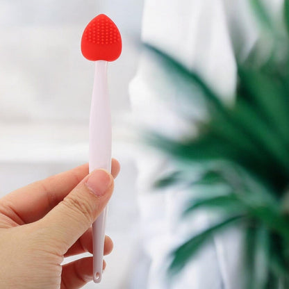 Brosse Nettoyante pour le Visage - DoubleSilkBrush™ - Cœur Rouge - L'essentielle