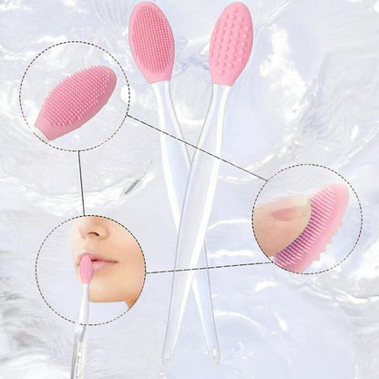 Brosse Nettoyante pour le Visage - DoubleSilkBrush™ - Rose Clair - L'essentielle