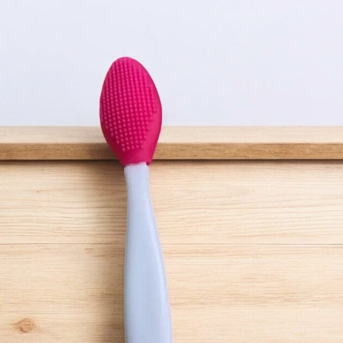Brosse Nettoyante pour le Visage - DoubleSilkBrush™ - Rose Foncé - L'essentielle