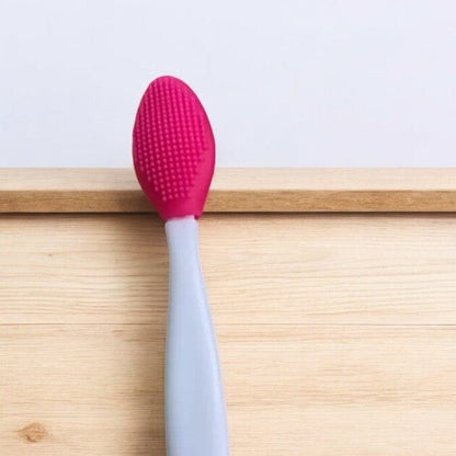 Brosse Nettoyante pour le Visage - DoubleSilkBrush™ - Rose Foncé - L'essentielle