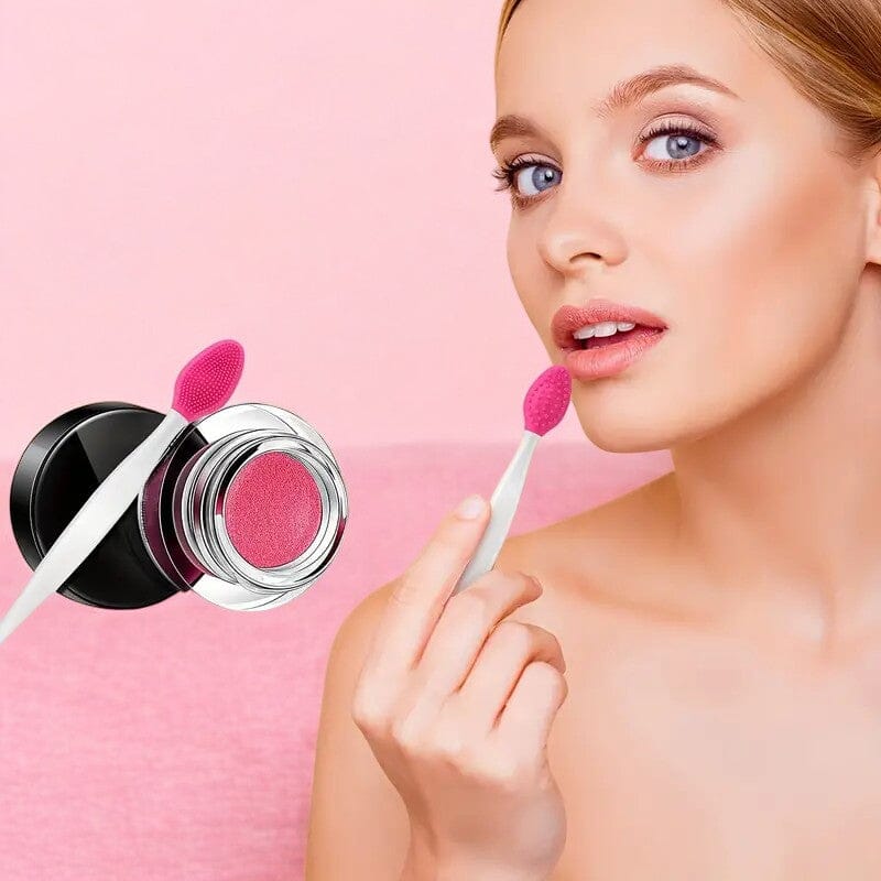 Brosse Nettoyante pour le Visage - DoubleSilkBrush™ - Rose Foncé - L'essentielle