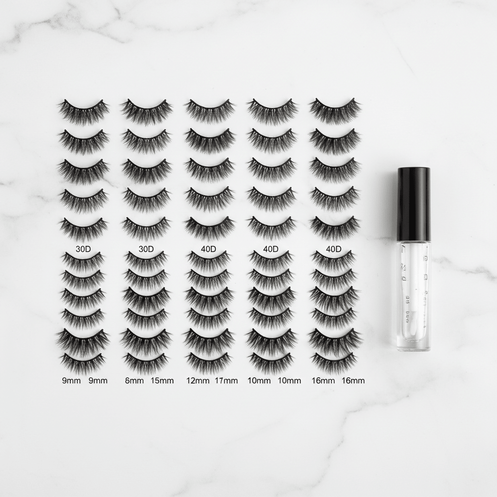EXTENSION DE CILS- Bouquet 30D & 40D - 320 Clusters Haute Performance - L'essentielle
