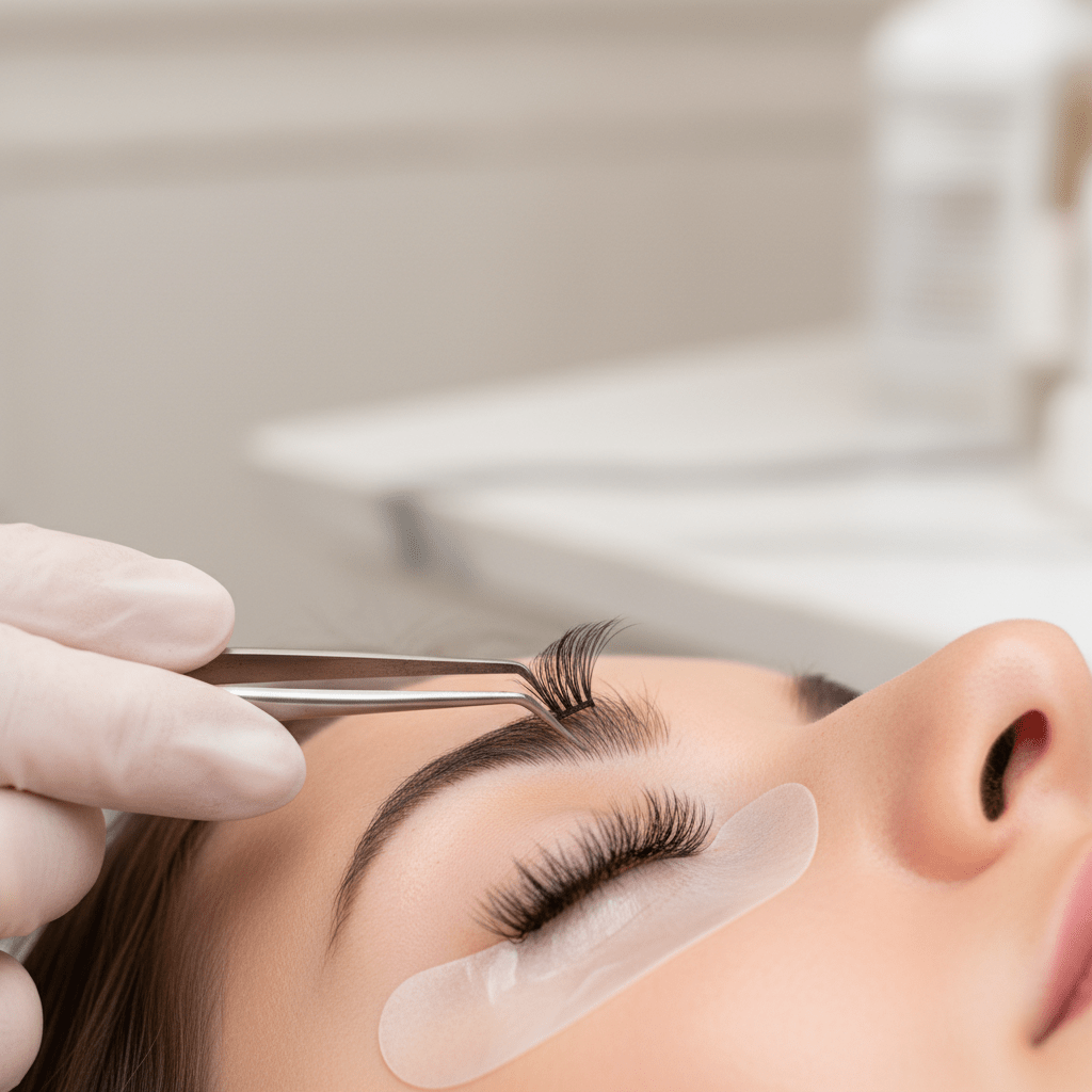 EXTENSIONS DE CILS | 4D-8-15 mm - Regard Glamour Naturel - L'essentielle
