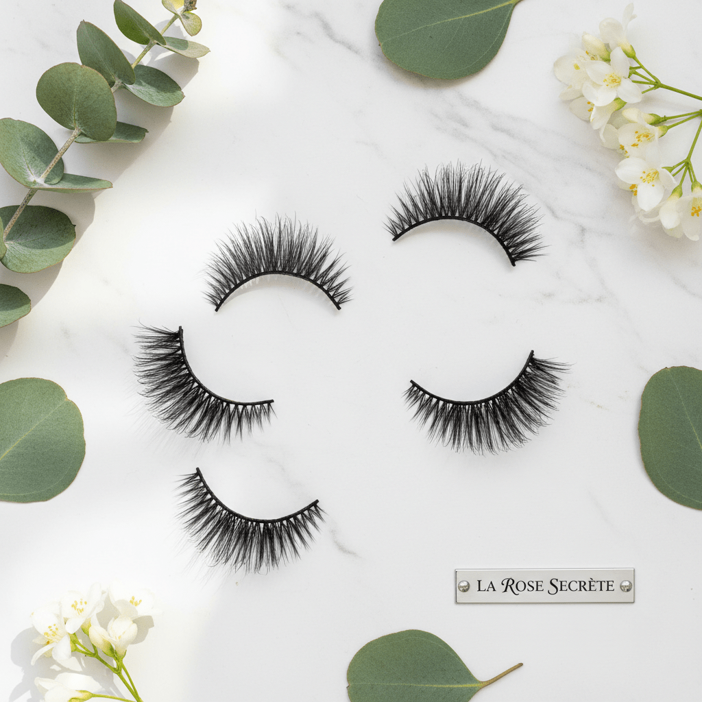 Faux Cils Magnétiques - Naturel - 8-11mm Sans Colle Réutilisables 30x - L'essentielle