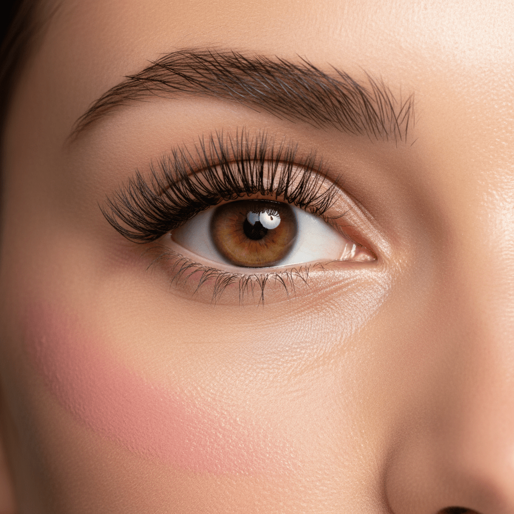 Faux Cils Magnétiques - Naturel Blush - 8-10mm Sans Colle Réutilisables 30x - L'essentielle