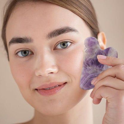Gua Sha | Cœur résine et cire d'abeille - L'essentielle