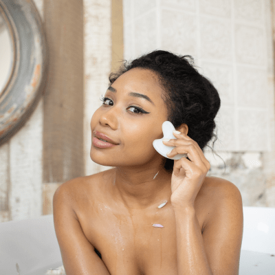 Gua Sha visage  | En Pierre De Jade - L'essentielle