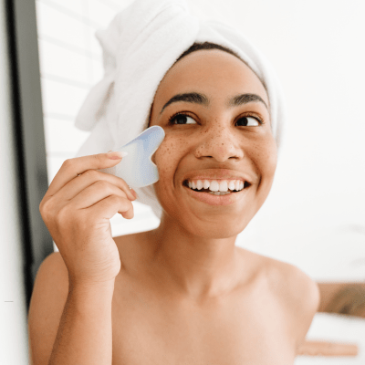 Gua Sha visage En Pierre De Jade - L'essentielle