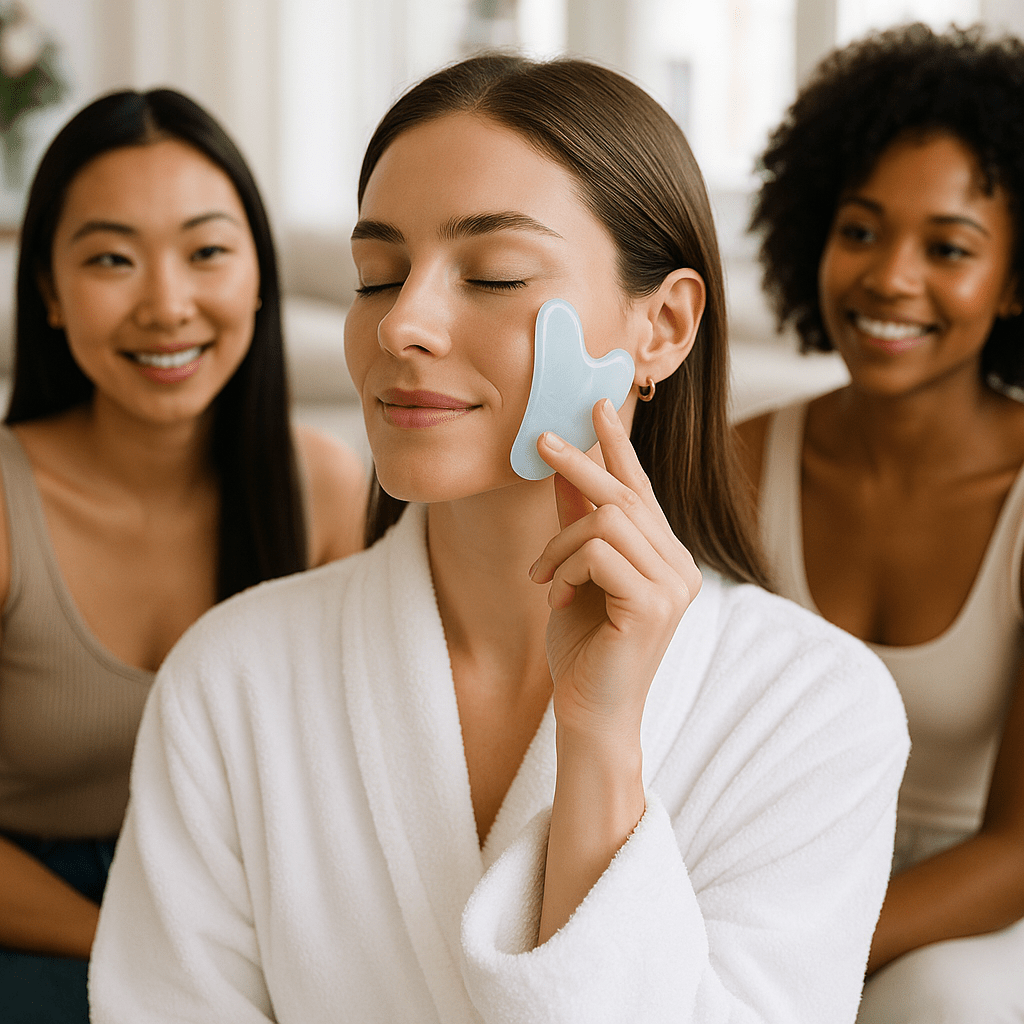 Gua Sha Visage | Grattage en Jade™ - L'essentielle