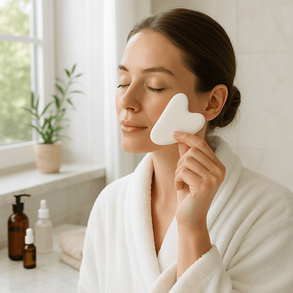 Gua Sha Visage | Grattage en Jade™ - L'essentielle