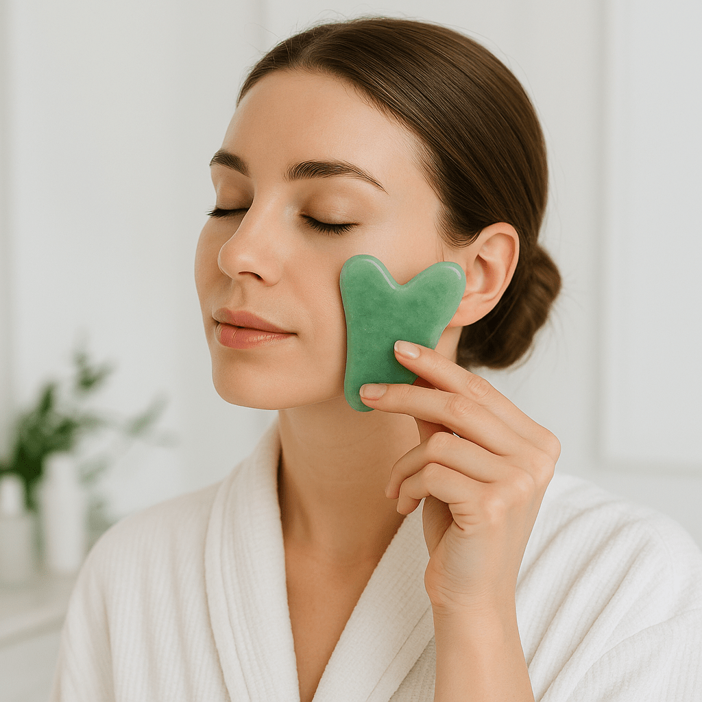 Gua Sha Visage | Grattage en Jade™ - L'essentielle