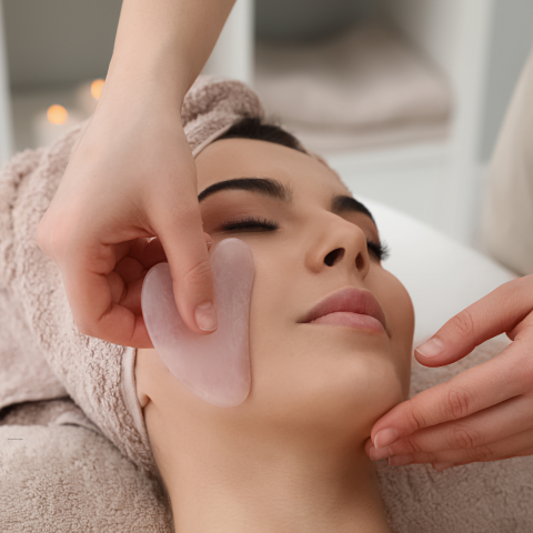 gua sha visage rose