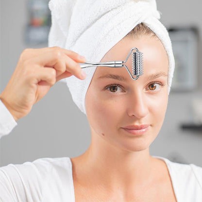 gua sha visage  acier front