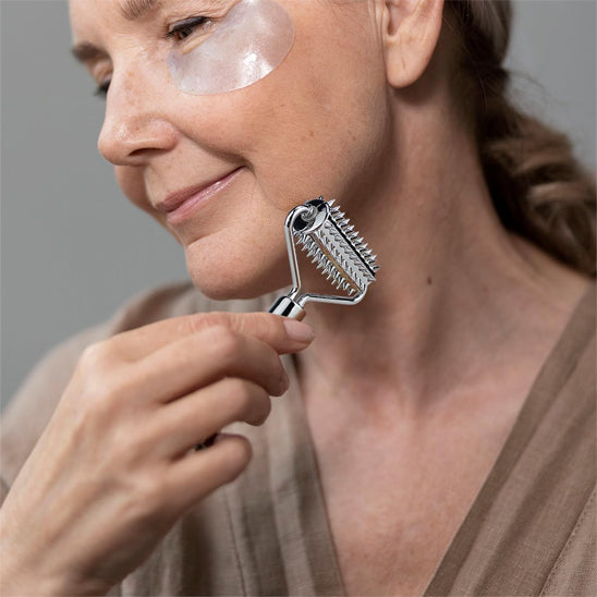 gua sha visage acier inox