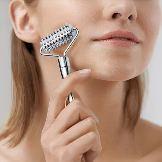 gua sha visage  acier massage