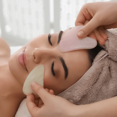pierre Gua Sha |Cœur De Jade visage