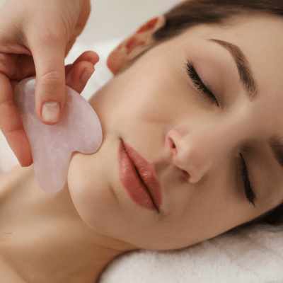 pierre Gua Sha Cœur Jade 