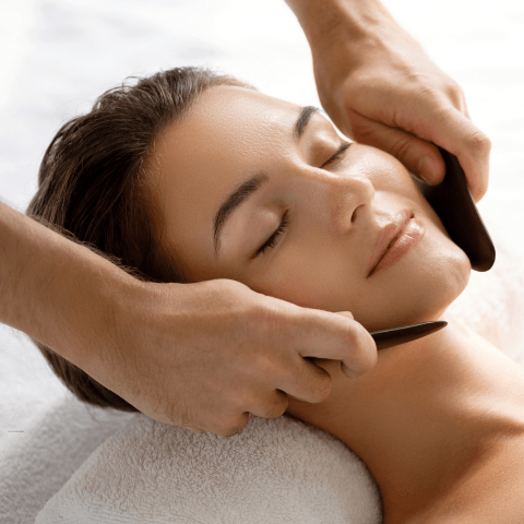 Pierre Gua Sha | Massage Visage |Cœur Noire™ - L'essentielle