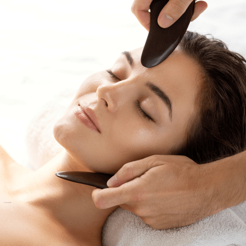 Pierre Gua Sha | Massage Visage |Cœur Noire™ - L'essentielle