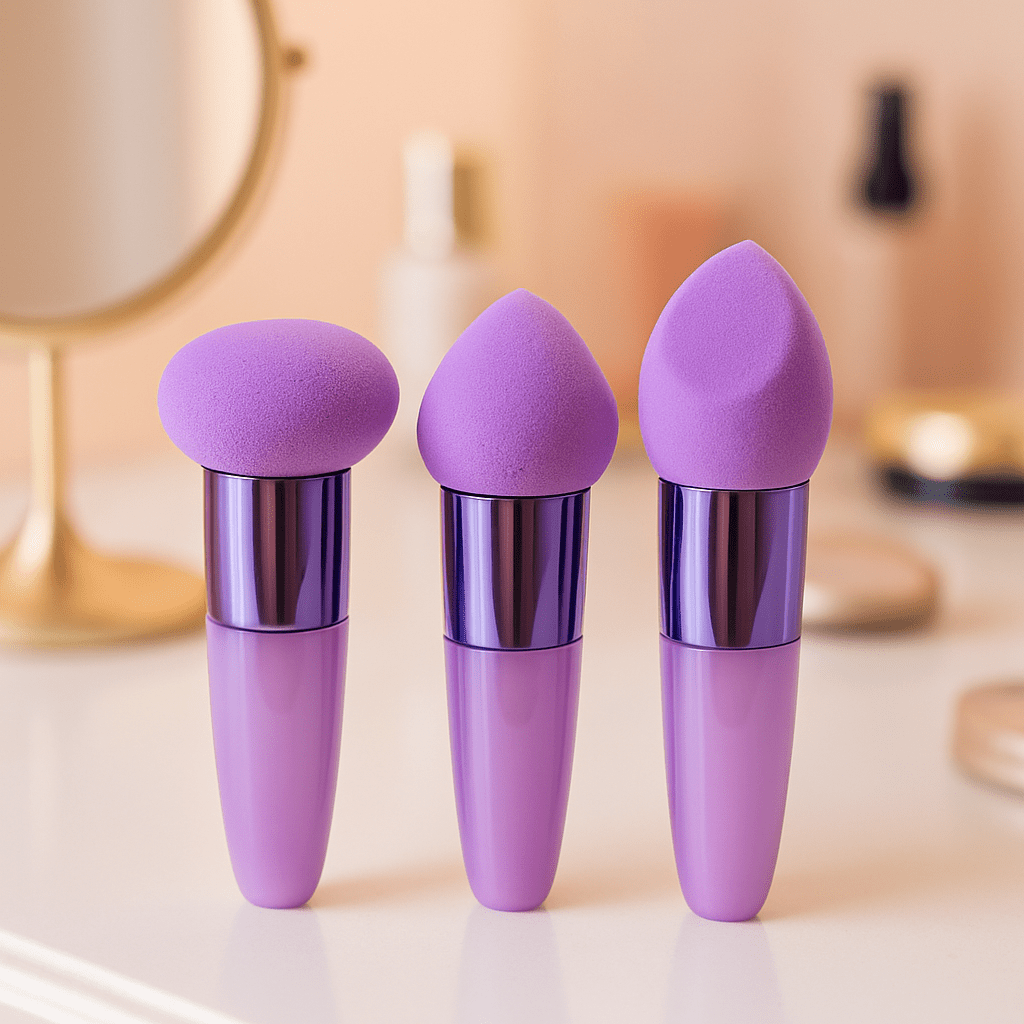 PINCEAU DE FOND DE TEINT | 3 Pinceau Eponge Maquillage - Teint Parfait™ - L'essentielle