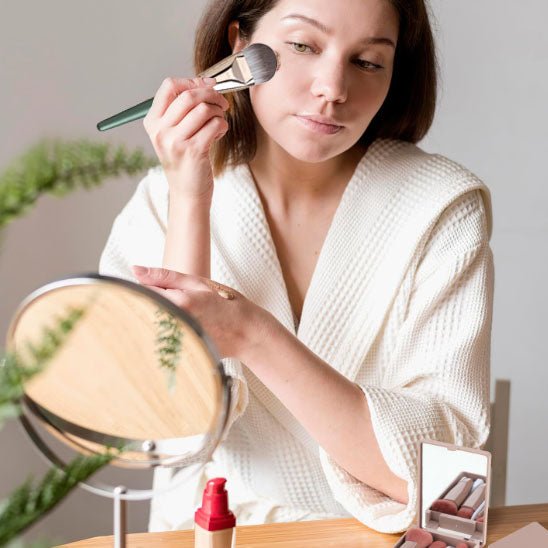 PINCEAU FOND DE TEINT | Lot 14 Pinceau Maquillage™ - L'essentielle