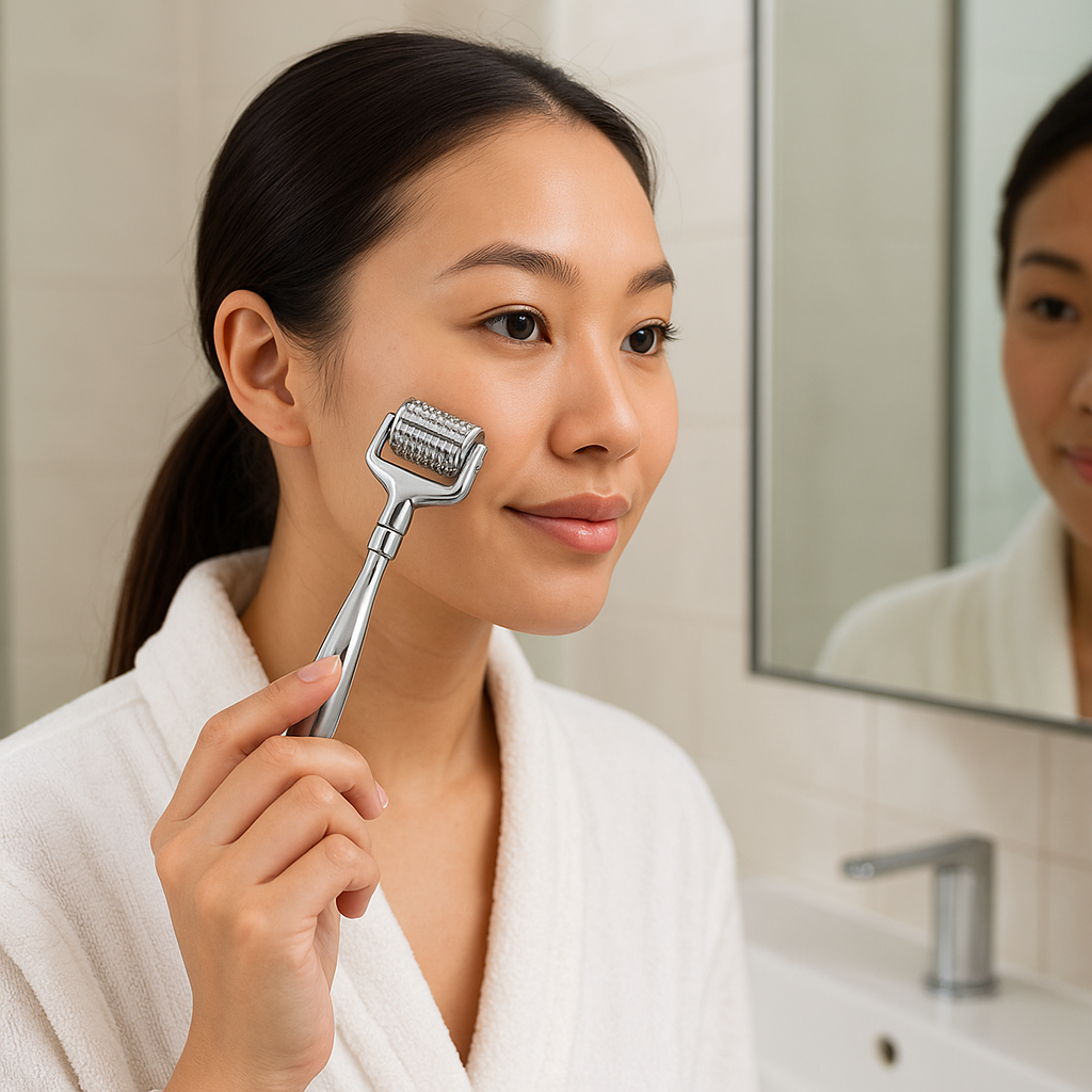 roller gua sha acier