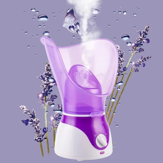 Soin du Visage - FaceSteamerFacialHeating™ - Violet - L'essentielle
