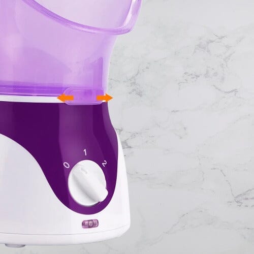 Soin du Visage - FaceSteamerFacialHeating™ - Violet - L'essentielle