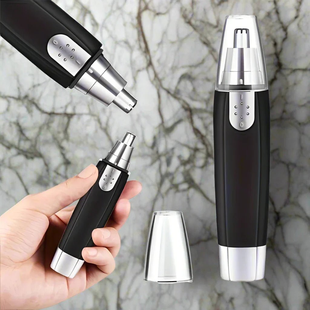 Tondeuse Nez - HairCleaner™ - Noir - L'essentielle